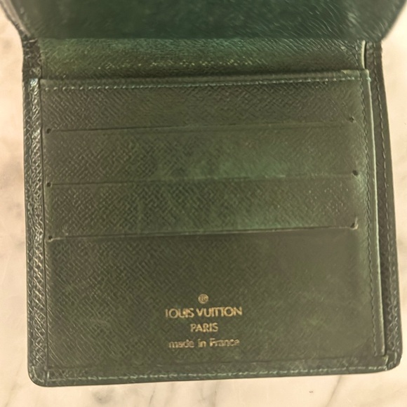 Preloved Vintage Dark Green Louie Vuitton Men's  Wallet - Picture 2 of 10